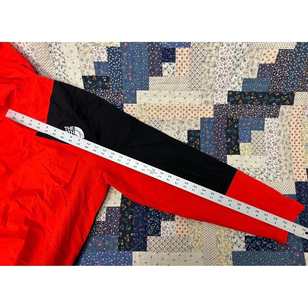 The North Face Men's Mountain Windshell Red Size XL Nylon Polyester